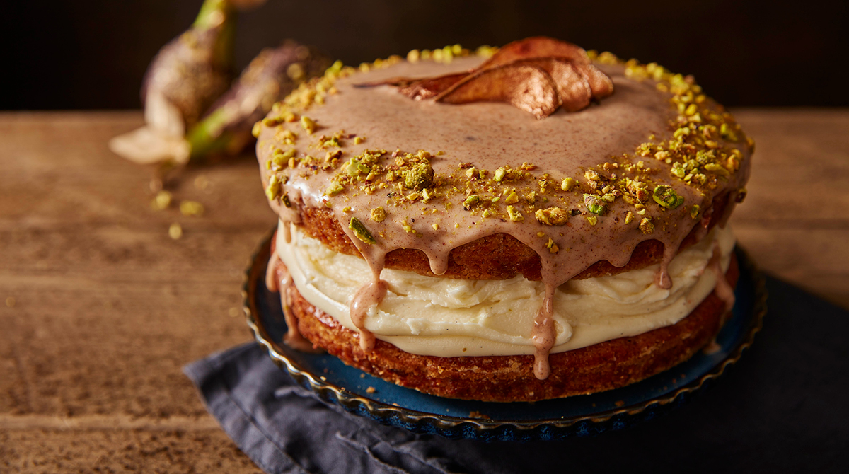 Vegan Pear and Parsnip Cake
